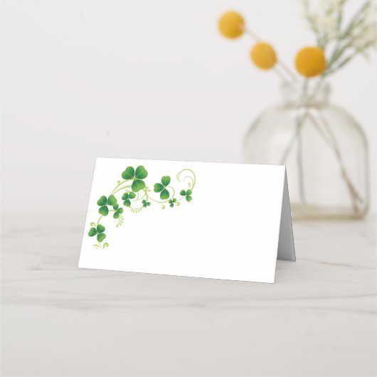 St. Patrick's Day Party Name Place Card Plaatskaartje (Achterkant)