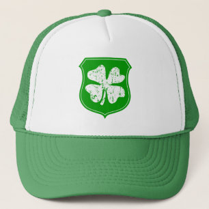 St. Patricks Day party pet met geluk met shamrock
