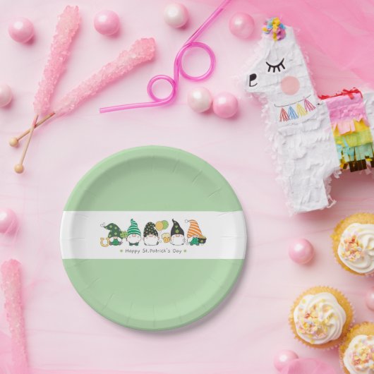 St Patrick's Day Party plates Papieren Bordje (Feest)