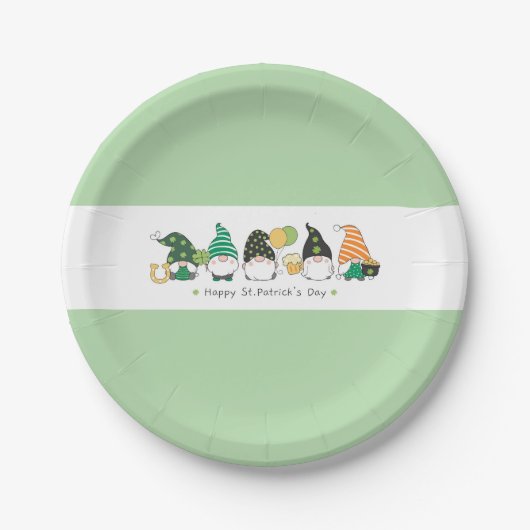 St Patrick's Day Party plates Papieren Bordje (Voorkant)