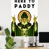 St. Patrick's Day Party Poster (Thuiskantoor)