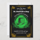 St. Patrick's Day Party Save the Date Uitnodiging (Voorkant)