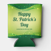St. Patrick's Day Party Schattigee Custom Green Sp Blikjeskoeler (Voorkant)