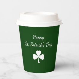 St. Patrick's Day Party Shamrock Green Papieren Bekers