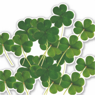 St Patrick's Day Party Shamrock Leaf Green 2020 Sticker