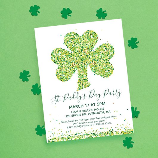 ST. PATRICK'S DAY Party Sharmock Briefkaart
