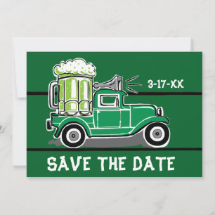 St Patrick's Day Party  Truck Save the Date