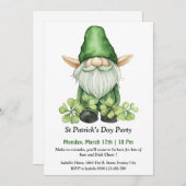 St. Patrick's Day Party Uitnodiging (Voorkant / Achterkant)