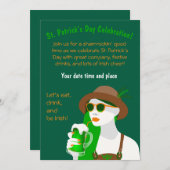 St. Patrick's Day Party Uitnodiging (Voorkant / Achterkant)