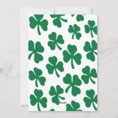 St. Patrick's Day Party Uitnodiging - Kattenliefhe (Achterkant)