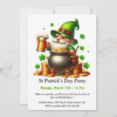 St. Patrick's Day Party Uitnodiging - Veel bier (Voorkant)