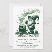 St. Patrick's Day Party Uitnodiging - Veel bier (Voorkant)