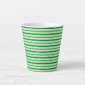 St. Patrick's Day patroon Latte Mok (Voorkant)