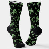 St. Patrick's Day-patroon Sokken (Gebogen)