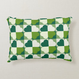 St. Patrick's Day Pattern Accent Kussen