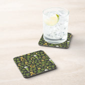 St. Patrick's Day Pattern Bier Onderzetter (Rechterzijde)