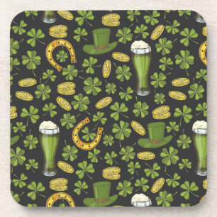 St. Patrick's Day Pattern Bier Onderzetter