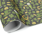 St. Patrick's Day Pattern Cadeaupapier (Rol Hoek)