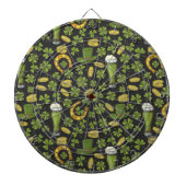 St. Patrick's Day Pattern Dartbord (Voorkant)