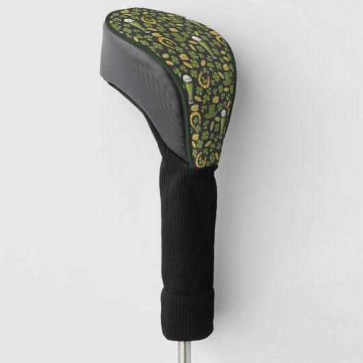 St. Patrick's Day Pattern Golfheadcover (Schuin)