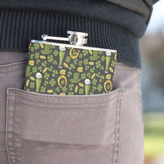 St. Patrick's Day Pattern Heupfles (Voorbeeld)