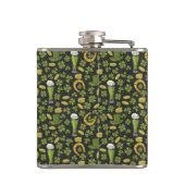 St. Patrick's Day Pattern Heupfles (Achterkant)
