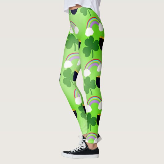 St. Patrick's Day Pattern Leggings (Links)