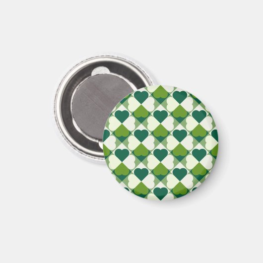 St. Patrick's Day Pattern Magneet (Voorkant / Achterkant)
