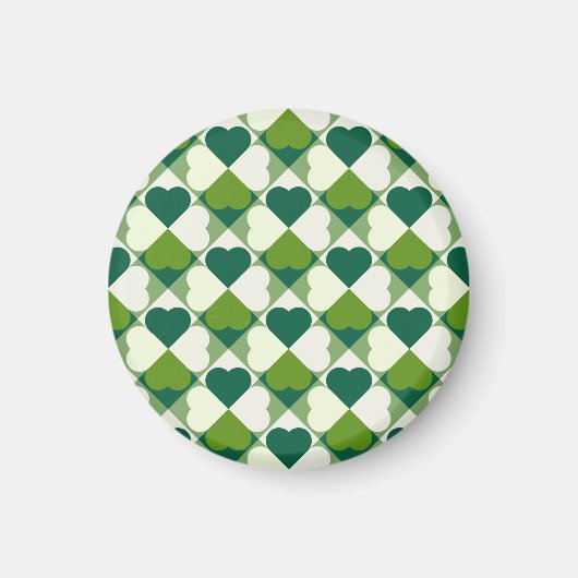 St. Patrick's Day Pattern Magneet (Voorkant)