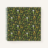 St. Patrick's Day Pattern Notitieboek (Voorkant)