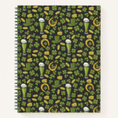 St. Patrick's Day Pattern Notitieboek (Voorkant)