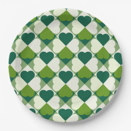 St. Patrick's Day Pattern Papieren Bordje