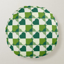 St. Patrick's Day Pattern Rond Kussen