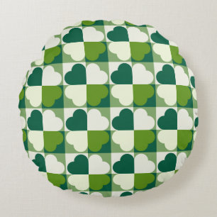 St. Patrick's Day Pattern Rond Kussen
