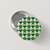 St. Patrick's Day Pattern Ronde Button 3,2 Cm (Voorkant /achterkant)