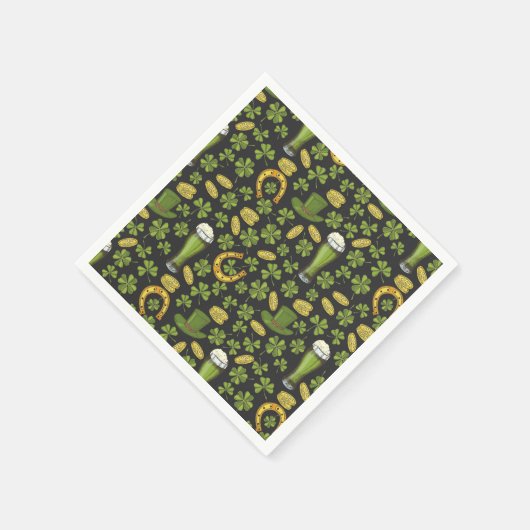 St. Patrick's Day Pattern Servet (Hoek)