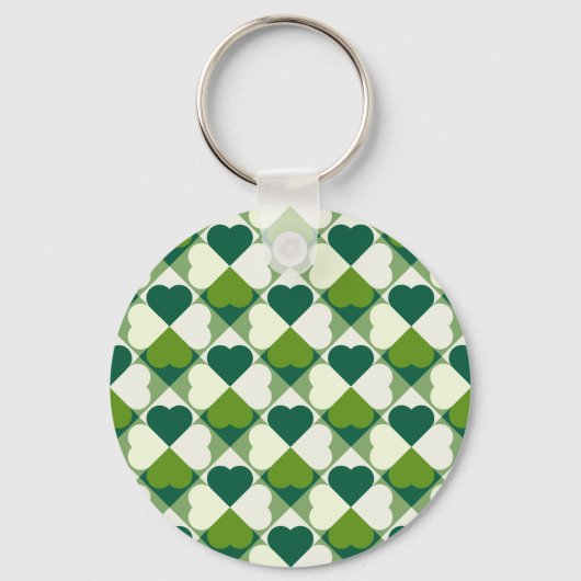 St. Patrick's Day Pattern Sleutelhanger (Voorkant)