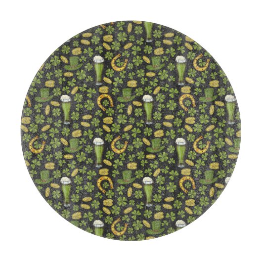 St. Patrick's Day Pattern Snijplank (Voorkant)