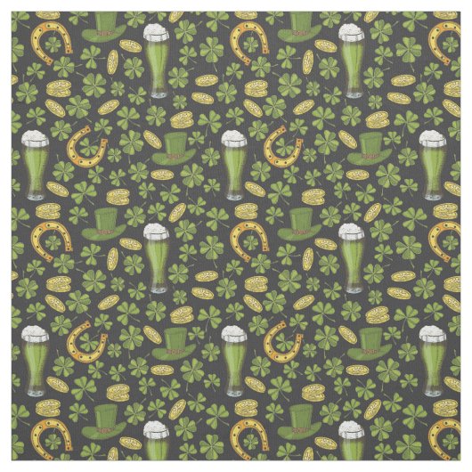 St. Patrick's Day Pattern Stof (Swatch)