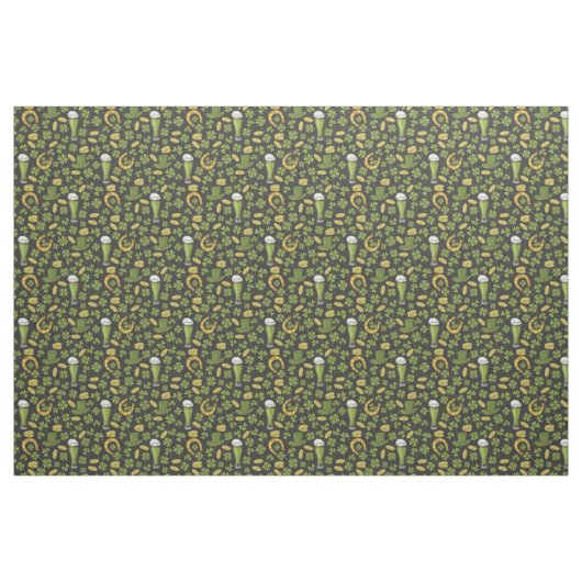 St. Patrick's Day Pattern Stof (Fat Quarter)
