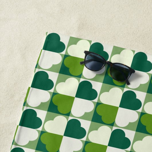 St. Patrick's Day Pattern Strandlaken (In situ)