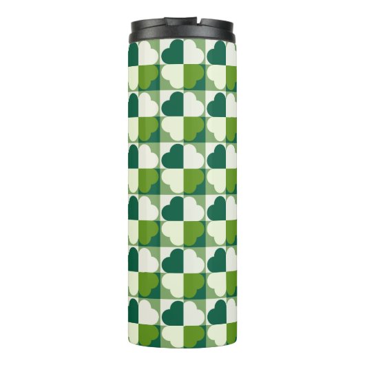 St. Patrick's Day Pattern Thermosbeker (Achterkant)