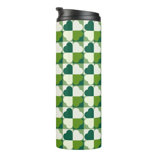 St. Patrick's Day Pattern Thermosbeker (Geroteerd rechts)