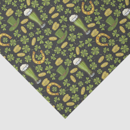 St. Patrick's Day Pattern Tissuepapier (Detail)