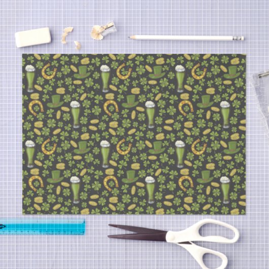 St. Patrick's Day Pattern Tissuepapier (Craft)