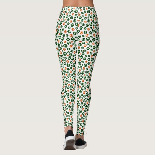 St. Patrick's Day Paw-Leggings Leggings (Achterkant)