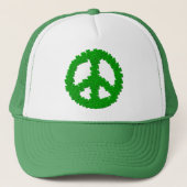 St Patrick's Day Peace Sign Trucker Pet (Voorkant)