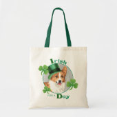St. Patrick's Day Pembroke Welsh Corgi Tote Bag (Voorkant)