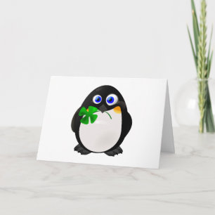 St. Patrick's Day Penguin Kaart