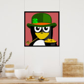 "ST. PATRICK'S DAY' PENGUIN POSTER (Keuken)